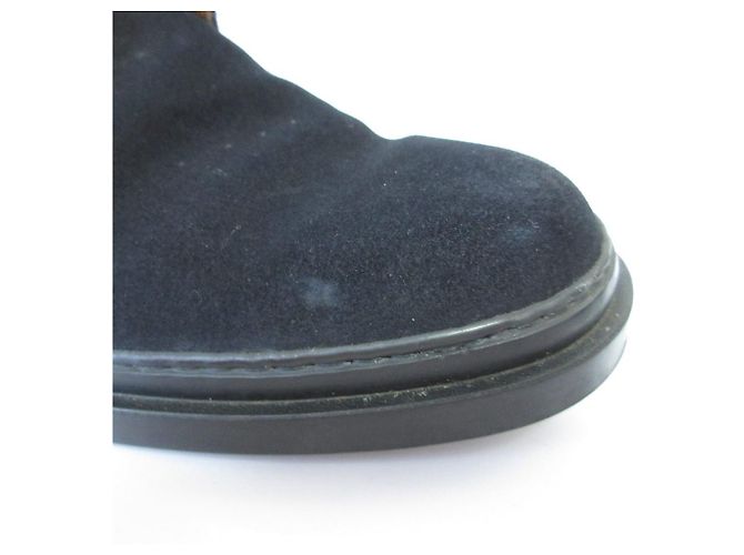 Botines cortos de ante TOD'S Negro - vista 16