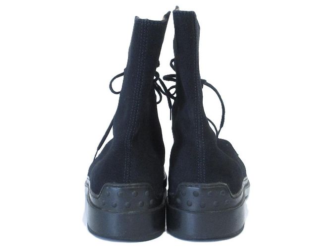 Botines cortos de ante TOD'S Negro - vista 6