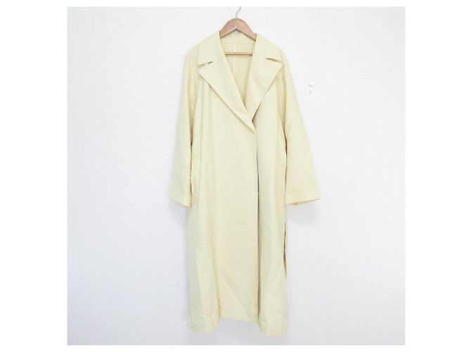 Autre Marque Abrigo largo SHIPS Over Trench Coat Long Coat Amarillo - vista 2
