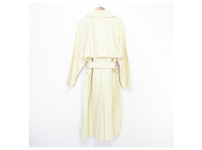 Autre Marque Abrigo largo SHIPS Over Trench Coat Long Coat Amarillo - vista 3