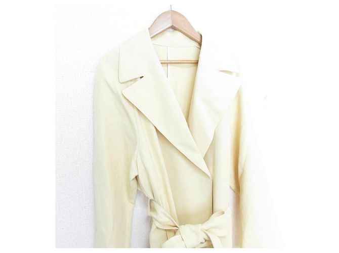 Autre Marque Abrigo largo SHIPS Over Trench Coat Long Coat Amarillo - vista 4