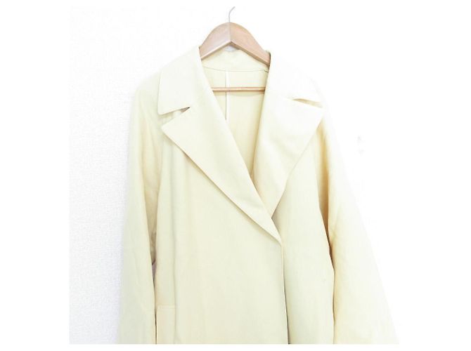 Autre Marque Abrigo largo SHIPS Over Trench Coat Long Coat Amarillo - vista 5