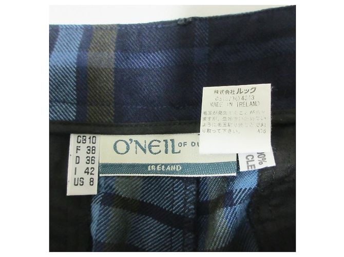 Autre Marque Short de lã xadrez O'Neil of Dublin Azul - vista 3