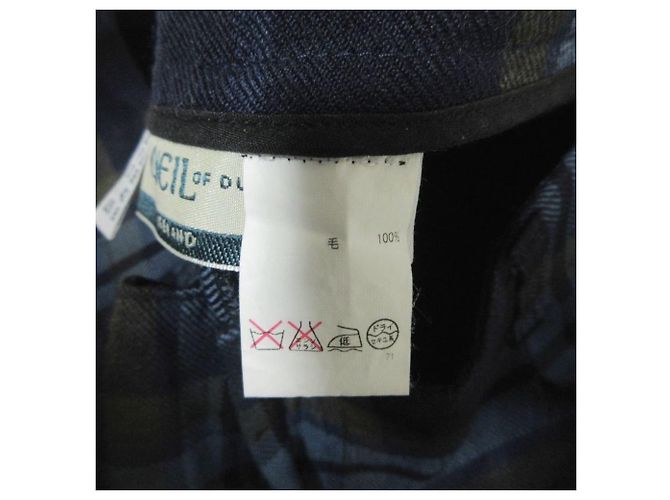 Autre Marque Short de lã xadrez O'Neil of Dublin Azul - vista 5
