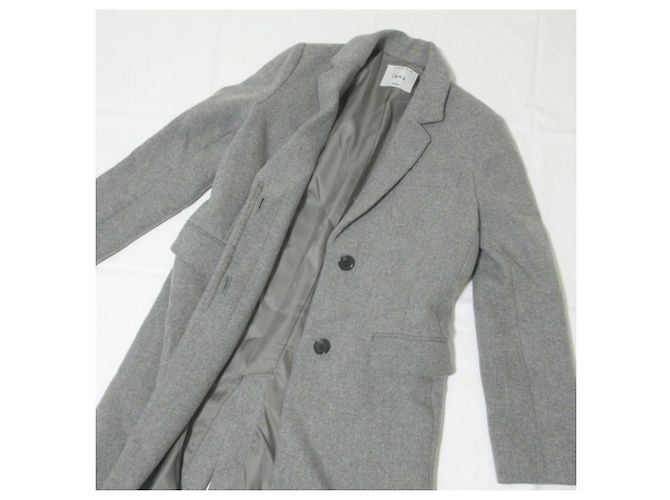 Autre Marque JOURNAL STANDARD relume LANA WOOL140 Long Coat Marrone - vista 5