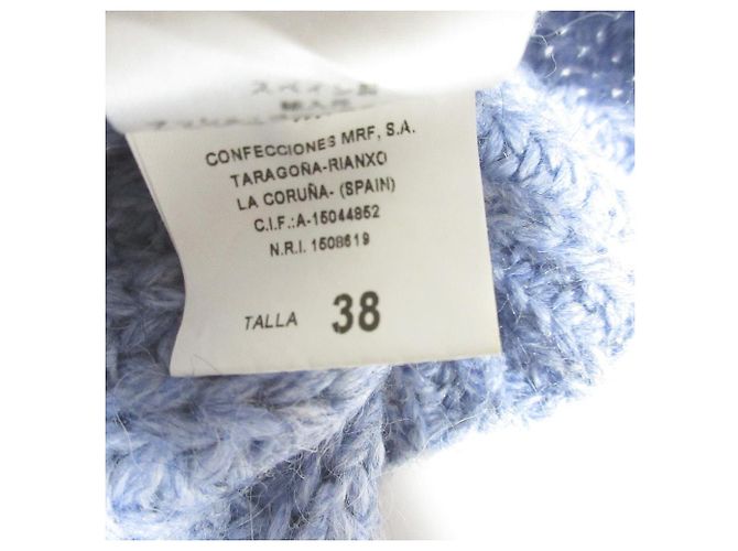Autre Marque D-due Alpaka-Mischstrick Blau - Ansicht 8