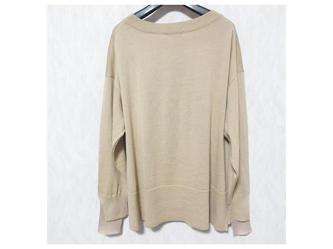 Autre Marque Simplicite Wollstrickpullover Beige - Ansicht 2