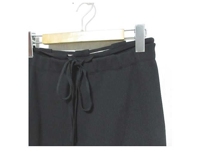 Autre Marque Falda Larga de Punto Jancidium Negro - vista 3