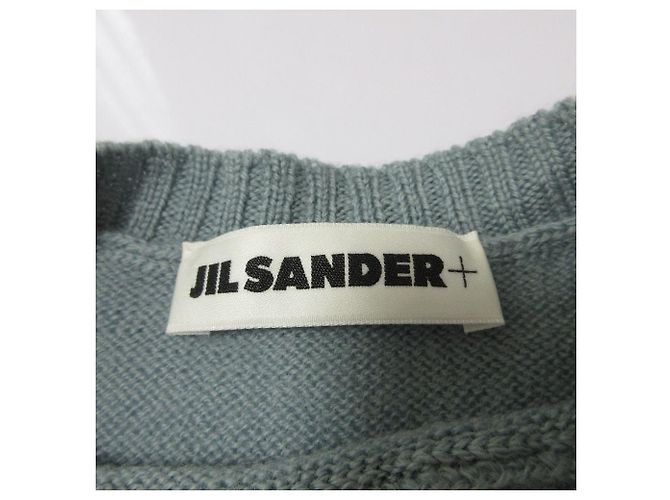 Jil Sander Woll-Strickpullover mit kurzen Ärmeln und Cropped-Schnitt Blau - Ansicht 6