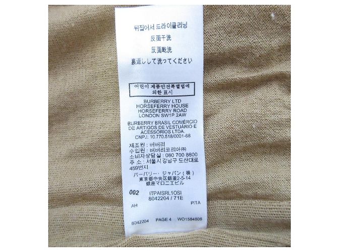 Burberry Strickpullover mit hohem Ausschnitt aus Kaschmir-Seiden-Mischung Bronze - Ansicht 10