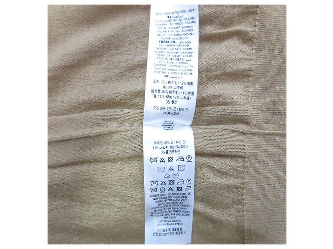 Burberry Strickpullover mit hohem Ausschnitt aus Kaschmir-Seiden-Mischung Bronze - Ansicht 9