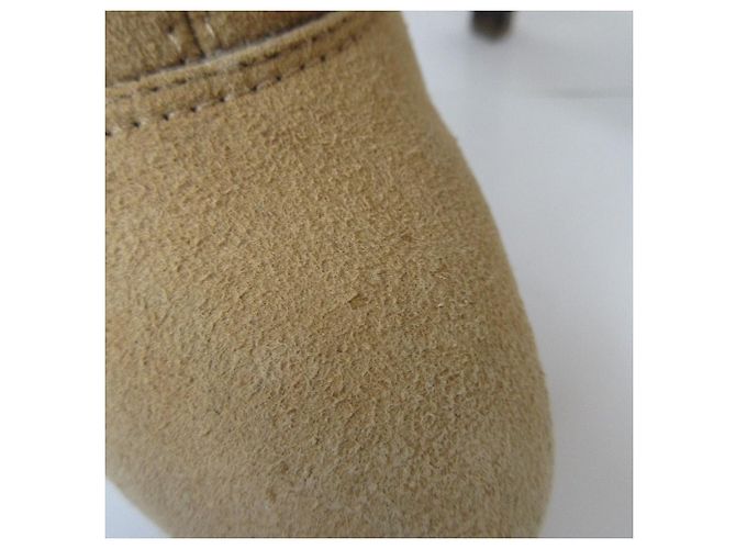 Jimmy Choo High Heel Shearling Boots Bronze Kamel - Ansicht 16