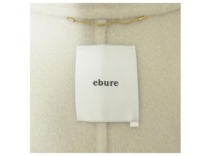 Autre Marque Chaleco largo de lana de doble cara ebure Wool River Beige - vista 5