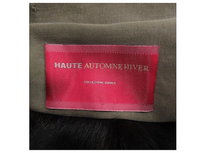 Autre Marque Abrigo con forro de piel HAUTE Verde - vista 14