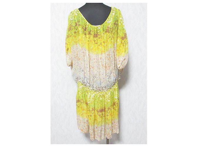 Autre Marque Vestido ALICE de Diane von Furstenberg Amarillo - vista 2