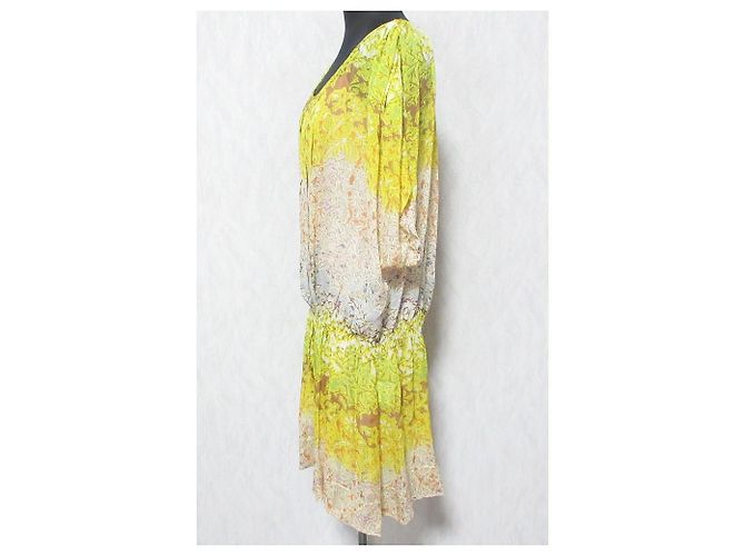 Autre Marque Vestido ALICE de Diane von Furstenberg Amarillo - vista 3
