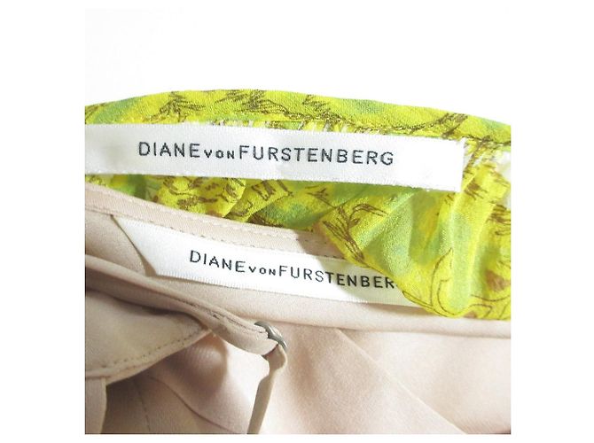 Autre Marque Vestido ALICE de Diane von Furstenberg Amarillo - vista 5