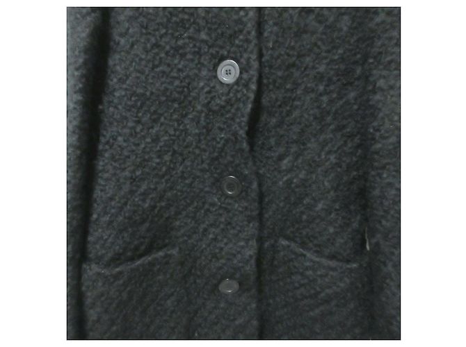 Autre Marque Abrigo largo de tweed Cacharel Negro - vista 5