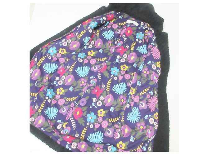 Autre Marque Abrigo largo de tweed Cacharel Negro - vista 6