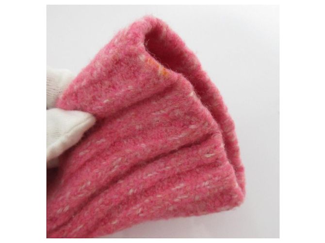 Autre Marque ESTNATION Mix Curve Sleeve V Neck Strickpullover Pink - Ansicht 11