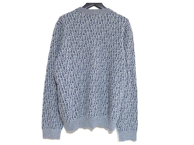 Autre Marque DIESEL K-RONAN-MON Strickware mit langen Ärmeln Braun Marineblau - Ansicht 2