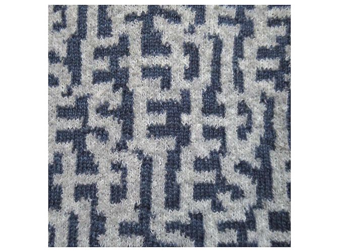 Autre Marque DIESEL K-RONAN-MON Strickware mit langen Ärmeln Braun Marineblau - Ansicht 4