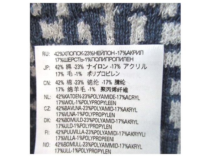 Autre Marque DIESEL K-RONAN-MON Strickware mit langen Ärmeln Braun Marineblau - Ansicht 7