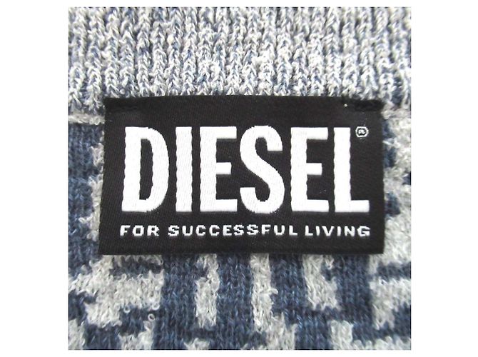 Autre Marque DIESEL K-RONAN-MON Strickware mit langen Ärmeln Braun Marineblau - Ansicht 8