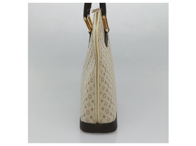 Louis Vuitton Alma Mini Lin Monogram Cachi - vista 3