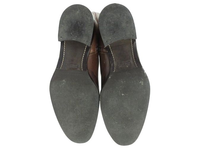 Autre Marque Botas largas de cuero Sartore Castaño - vista 5