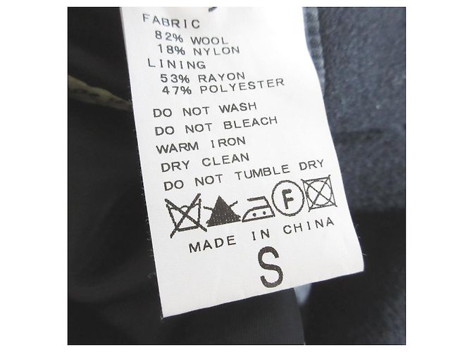 Autre Marque Abrigo Chester de lana JOURNAL STANDARD Negro - vista 6