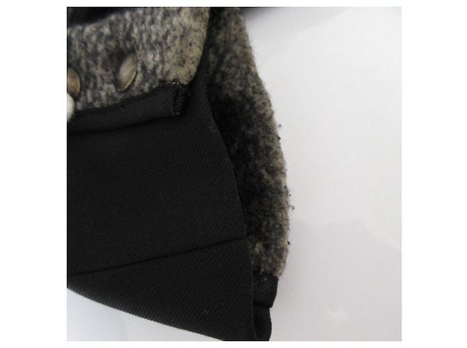 Max Mara Cappotto lungo in maglia combinata defile SPORTMAX Marrone Nero - vista 13