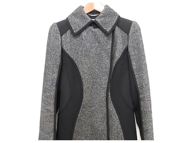 Max Mara Cappotto lungo in maglia combinata defile SPORTMAX Marrone Nero - vista 4