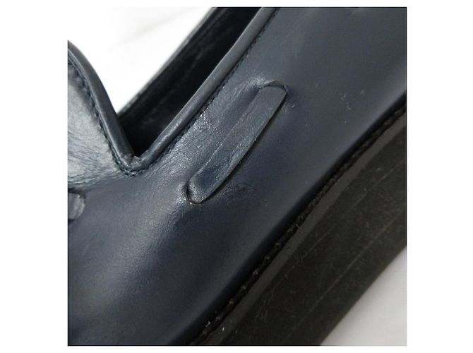 Autre Marque Mocassino slip-on in pelle Soft Glass con dettaglio Blu Blu navy - vista 13