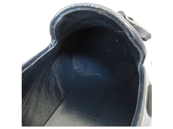 Autre Marque Mocassino slip-on in pelle Soft Glass con dettaglio Blu Blu navy - vista 14