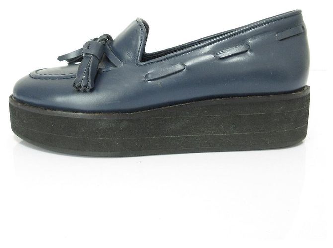 Autre Marque Mocassino slip-on in pelle Soft Glass con dettaglio Blu Blu navy - vista 3