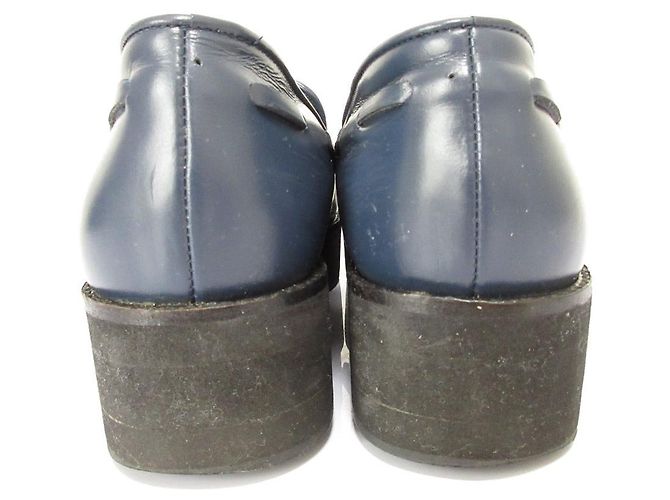Autre Marque Mocassino slip-on in pelle Soft Glass con dettaglio Blu Blu navy - vista 4