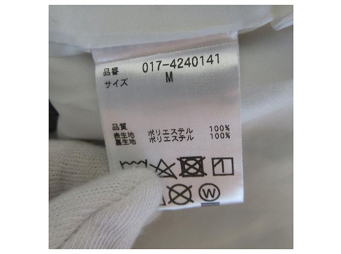 Autre Marque Vestido largo estampado NATURAL BEAUTY BASIC Blanco - vista 9
