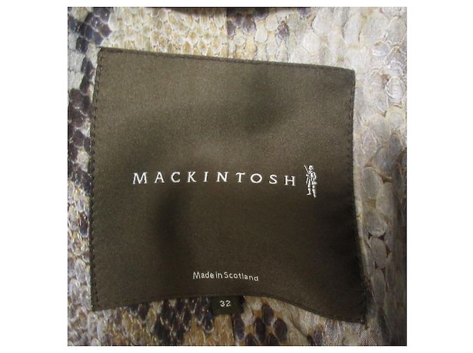 Autre Marque Abrigo de mezcla de lana Mackintosh Negro - vista 11