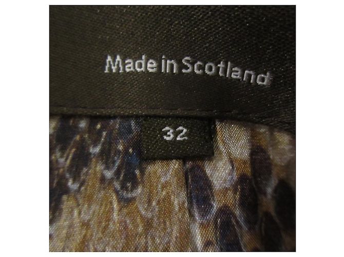 Autre Marque Abrigo de mezcla de lana Mackintosh Negro - vista 12