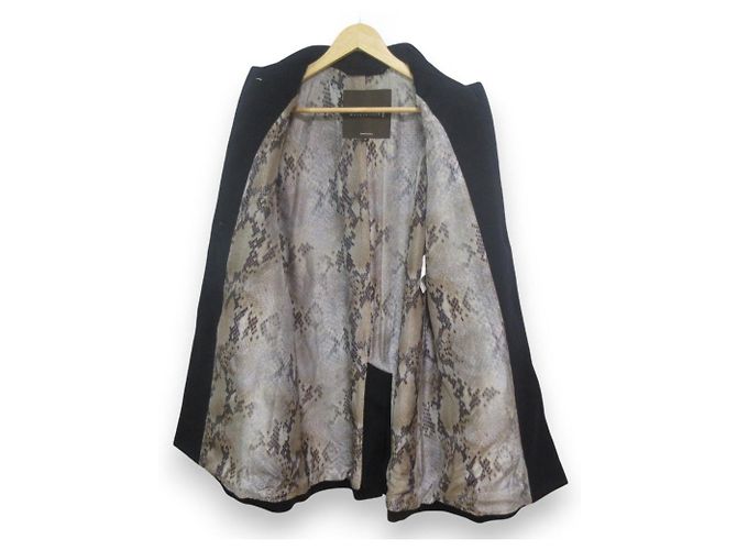 Autre Marque Abrigo de mezcla de lana Mackintosh Negro - vista 3