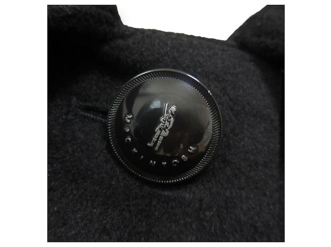 Autre Marque Abrigo de mezcla de lana Mackintosh Negro - vista 6