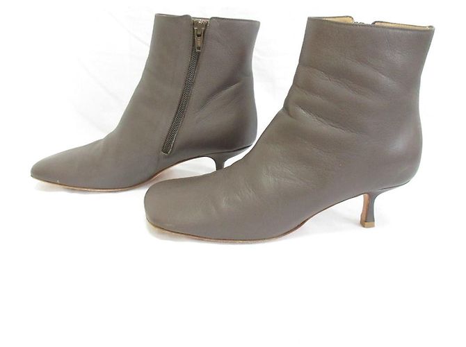 Autre Marque Brentella Leder Kurzstiefel Braun - Ansicht 4
