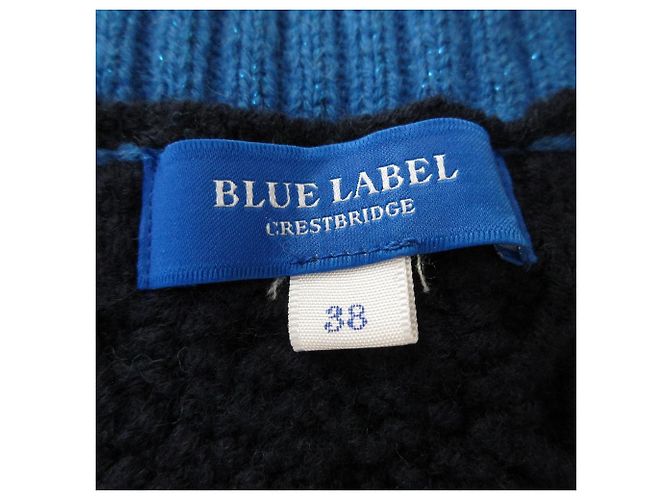 Autre Marque Vestido de malha BLUE LABEL CRESTBRIDGE Azul Azul marinho - vista 10