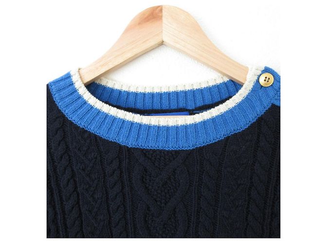 Autre Marque Vestido de malha BLUE LABEL CRESTBRIDGE Azul Azul marinho - vista 3
