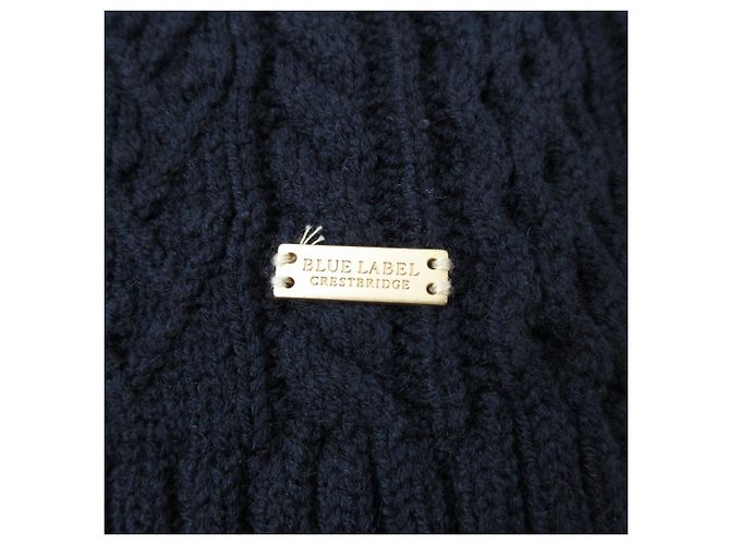 Autre Marque Vestido de malha BLUE LABEL CRESTBRIDGE Azul Azul marinho - vista 9