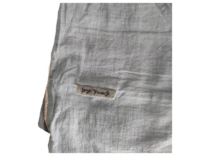 Autre Marque Snood lungo French Bull Blu Beige - vista 2
