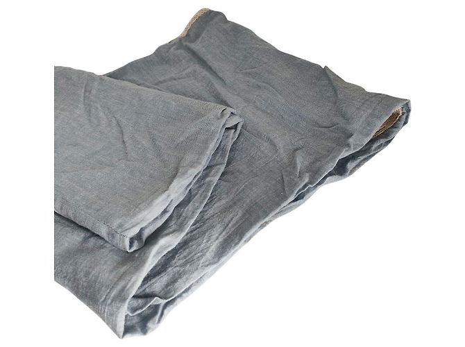Autre Marque Snood lungo French Bull Blu Beige - vista 4