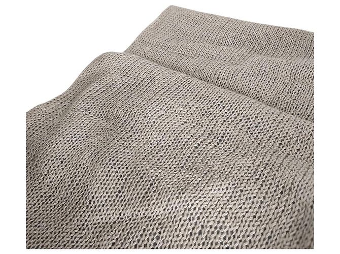 Autre Marque Snood lungo French Bull Blu Beige - vista 6
