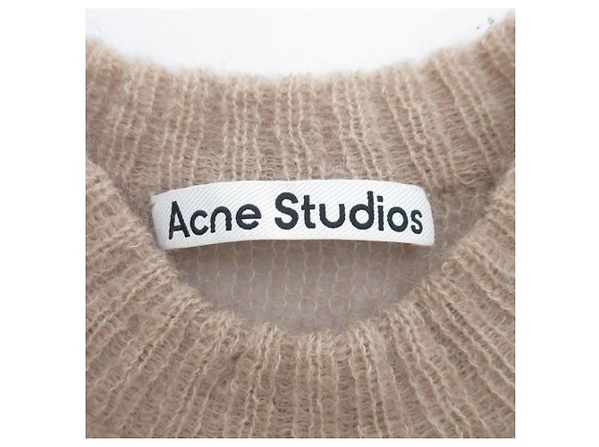 Jersey de punto de mohair Acne Studios Beige - vista 6